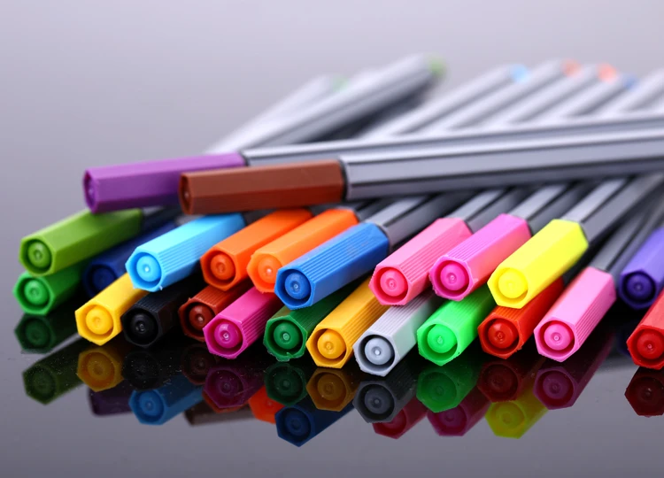 

0.4 Mm 24 Colors Fineliner Pens Marco Super Fine Draw (not Stabilo Point 88) Marker Pen Water Based Assorted Ink No-tox Material