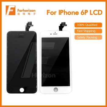 

Wholesale 50PCS/LOT 100% Tested LCD for iPhone 6 Plus LCD Full Assembly of Capacitive Touch Screen For iPhone 6 Plus