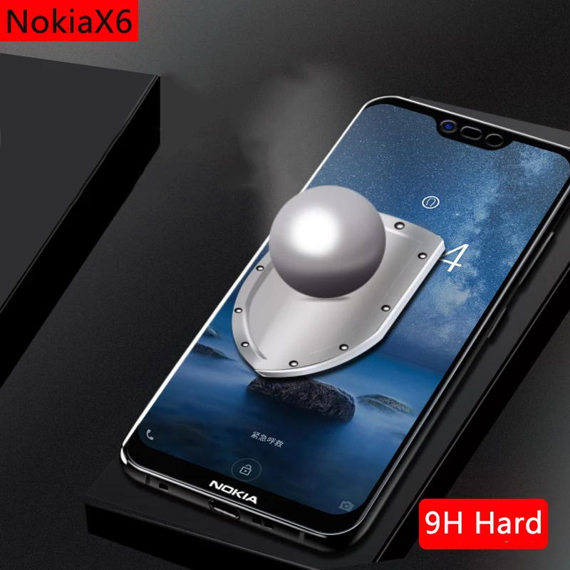 С уровнем твердости 9H Стекло для Nokia 2,2 3,2 4,2 полный Экран протектор для Nokia X6 X5 X3 2,1 3,1 5,1 6,1 7,1 7 Plus закаленная пленка