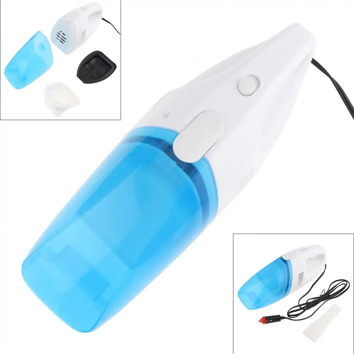 

Brand New Large Suction Car Vehicle Rechargeable Versatile Wet Dry Handheld Vacuum Cleaner 12V