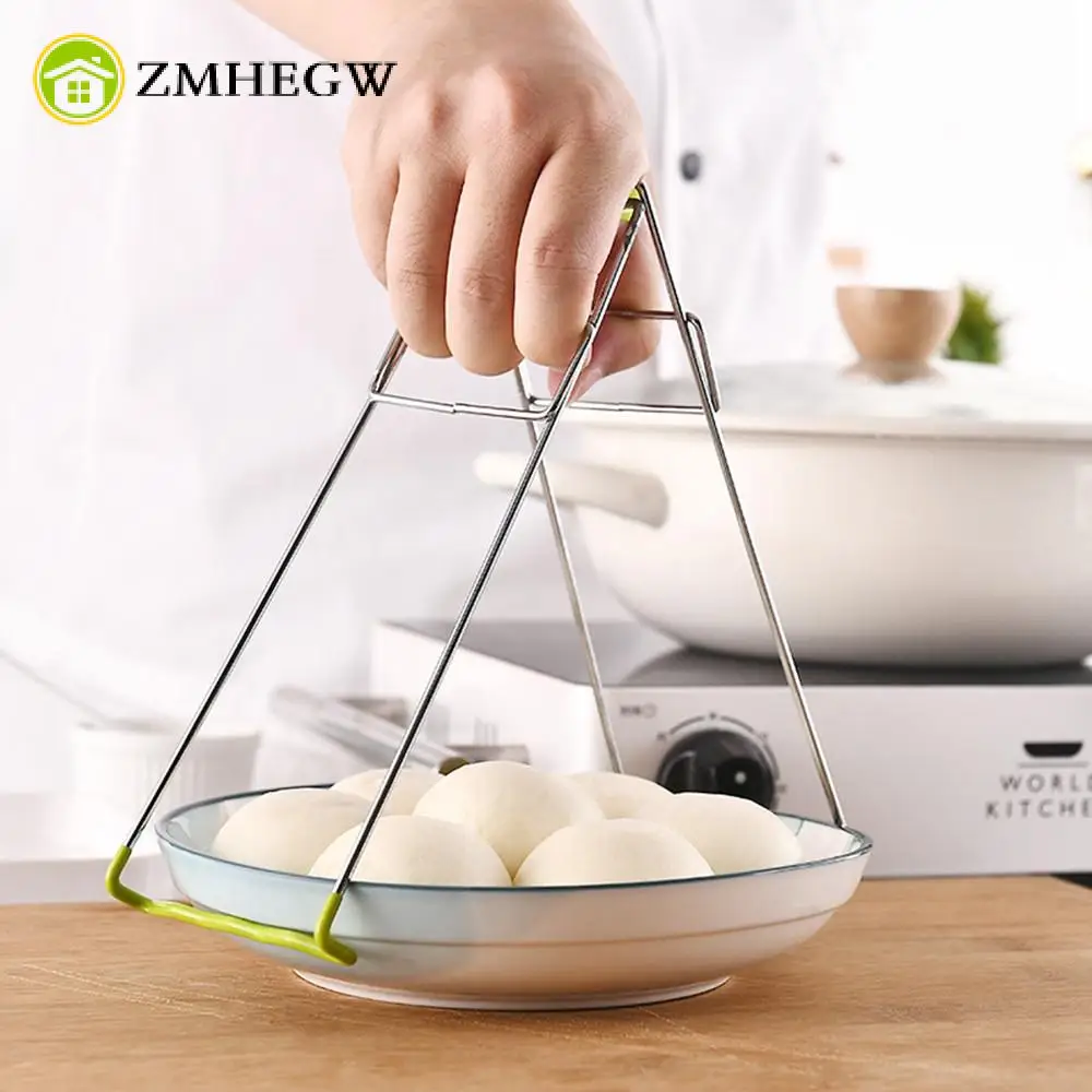 

Stainless Steel Pot Clip Multifunction Anti-scalding Dish Plate Bowl Clip Device Handle Kitchen Tool