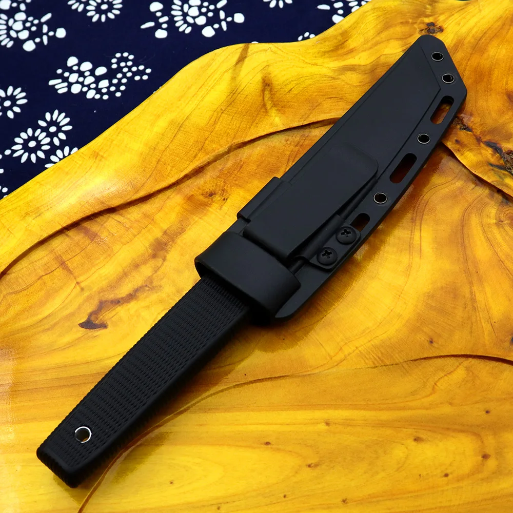 Открытый нож для выживания тактический холодной нержавеющей стали фиксированные ножи TANTO Япония лезвие катаны ABS Ручка EDC Дайвинг инструмент cs go ЦАВС
