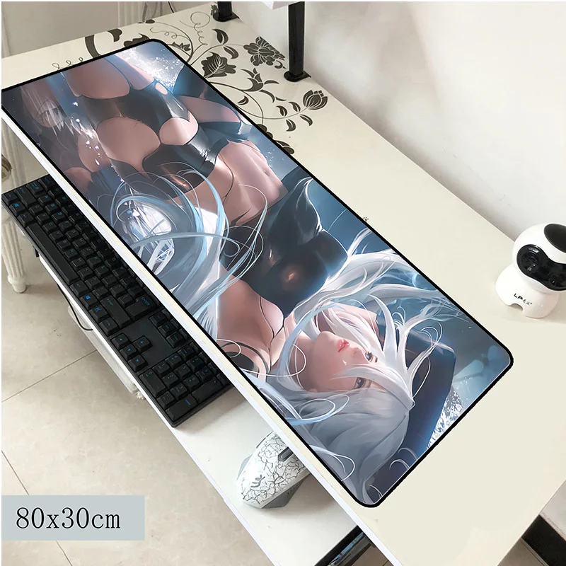 Online NieR Automata maus pad 800x300x3mm maus matte laptop große padmouse notbook computer gaming mauspad Beliebte gamer spielen matten