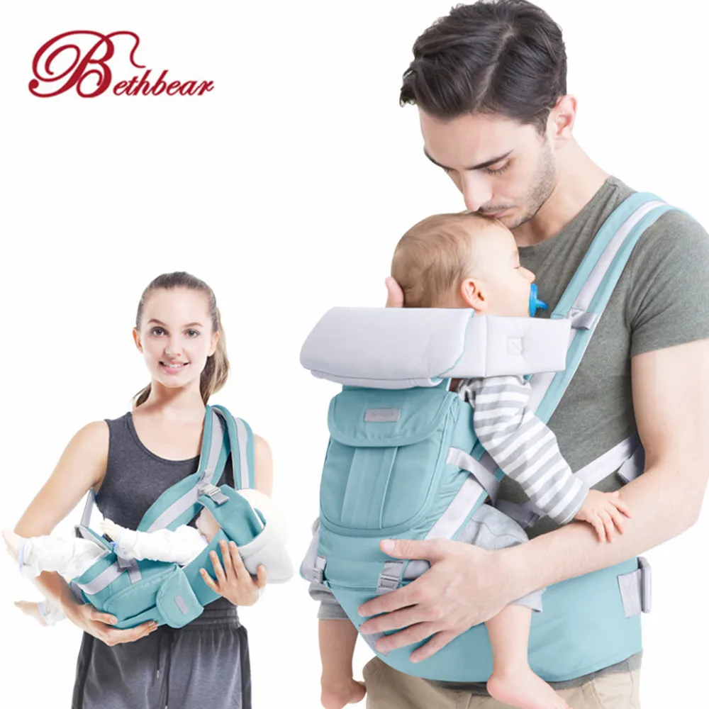 Ilovethepersonwhohatesme Achat Beth Ours De Luxe Ergonomique Porte Bebe Sac A Dos 4in 1 Transporteur Siege Pour Hanche Hipseat Nouveau Ne 30 Kg Prevenir O Type Jambes Sling Bebe Kangourous Pas Cher