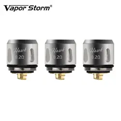 Оригинал 3 шт./упак. Vapor Storm Hawk сменная катушка с 0.2ohm катушка головка для Vapor Storm Hawk Танк Vape испаритель