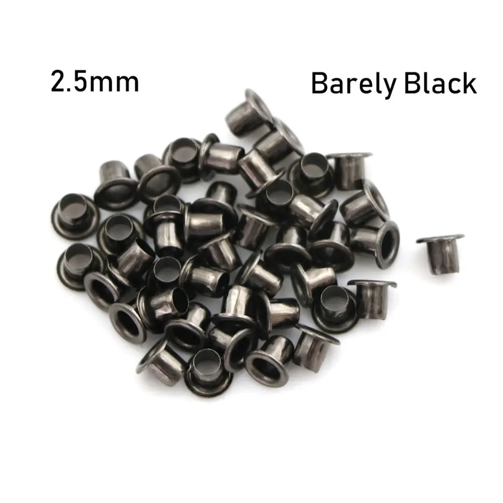 50Pcs Mini Eyelet Buttons for DIY Doll Belt Buckles Metal Buckle Snap Button Bag Shoes Clothes Sewing Accessories 1.5/2.0/2.5mm 15