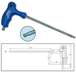 1,5 мм/3 мм/5 мм Т-образная ручка Allen гаечные ключи наконечник Hex шестигранный ключ ремонт ручной инструмент