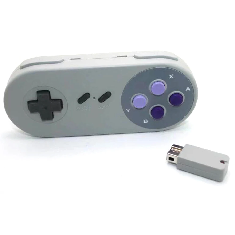 xunbeifang 10pcs Wireless Button Style Controller font b Gamepad b font for SNES mini console