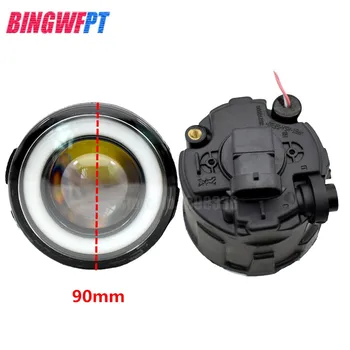 

2PCS Super Bright LED Fog Light + Angel eye white light For Infiniti FX35 3.5L V6 2006-2012 For Nissan Murano Z51 2007-2014