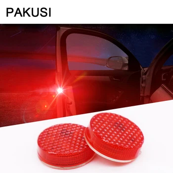 

PAKUSI NEW Car LED door light Strobe Light Warning Security For BMW e46 e39 e90 Audi a4 b6 a3 Lada Renault Mazda 6 Accessories