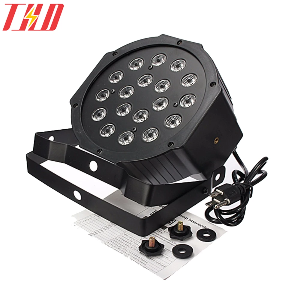 Быстрая доставка THD Освещение 18 rgb мини пар Телевизор с номинальной DMX Сценическое