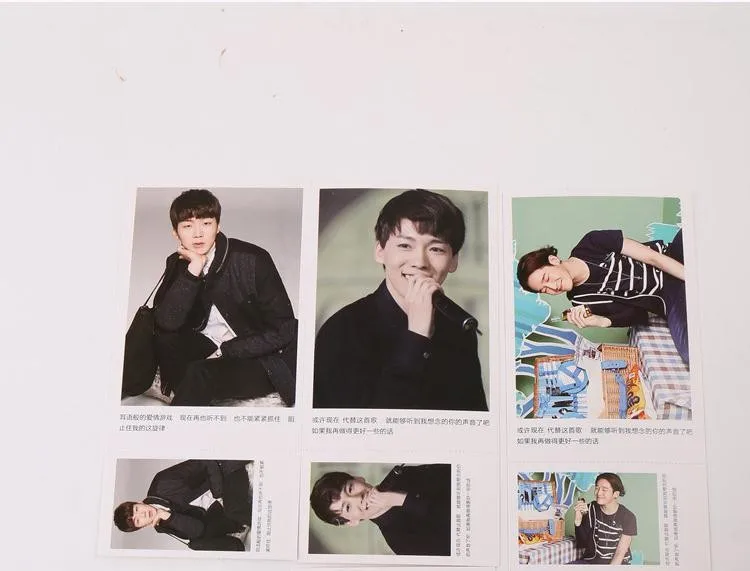 Kpop winner/Super Junior Официальный Альбом группа 90 комплектов k-pop win задние карты сувенирный подарок плакат стикер Примечание