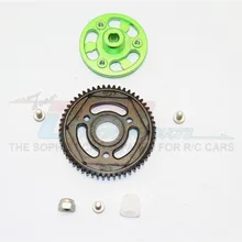 1/10 масштаб осевой SCX10 II 90046 сплав SPUR шестерни адаптер+ сталь шестерни 55 T-1 комплект SSCX21555T