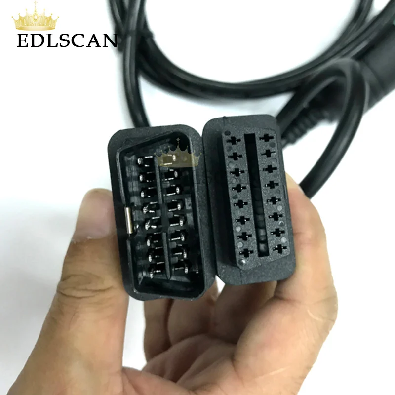 Vocom 16 PIN OBD cable and OBD to 9 PIN cable (5)