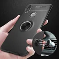 На Алиэкспресс купить чехол для смартфона v9 y85 magnetic car holder case for vivo v9 y85 cases 360 rotating finger ring full phone cover for vivo y85 y9 fundas sheer