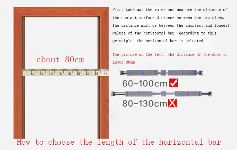 Горизонтальный бар для дома спортзала Спортивная дверь горизонтальный бар настенный Потяните Тренажерное Оборудование ручки для