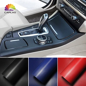 

3D carbon fiber vinyl car sticker universal decal motorcycle car styling accessories scratch-resistant DIY packaging