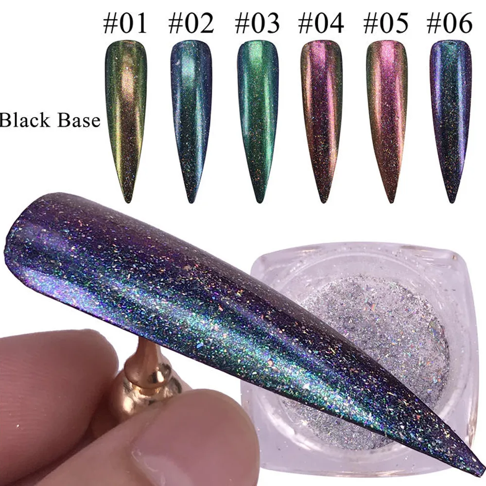 Buy Nail Art Glitter phosphor luminous powder coating