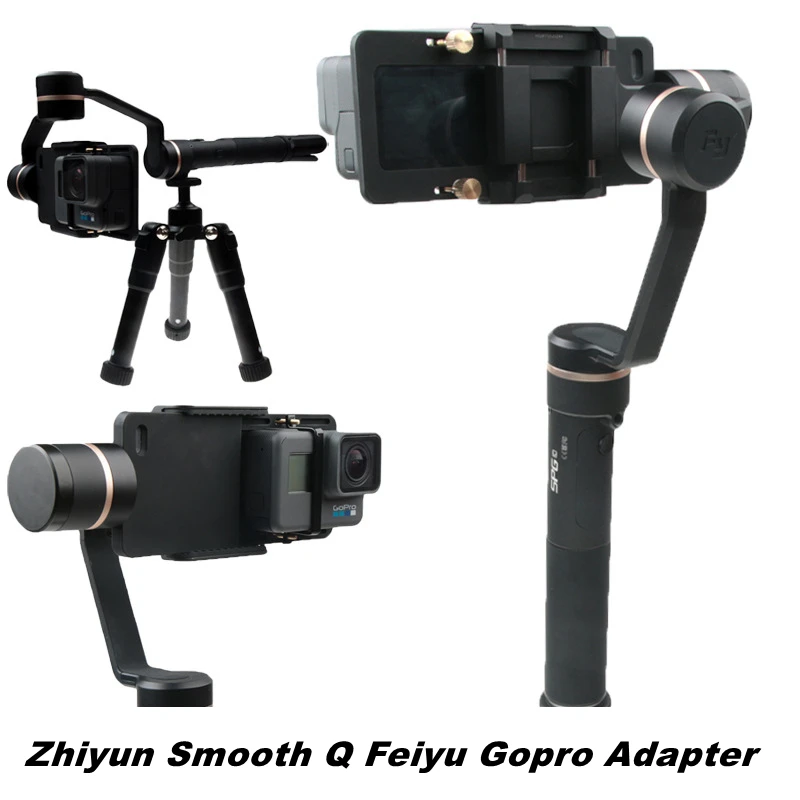 Zhiyun Feiyu стабилизатор карданный переключатель пластина Адаптер для Gopro Hero 7 6 5 4 3+ Xiaomi Yi 2 4K 4K+ SJCAM Крепление камеры