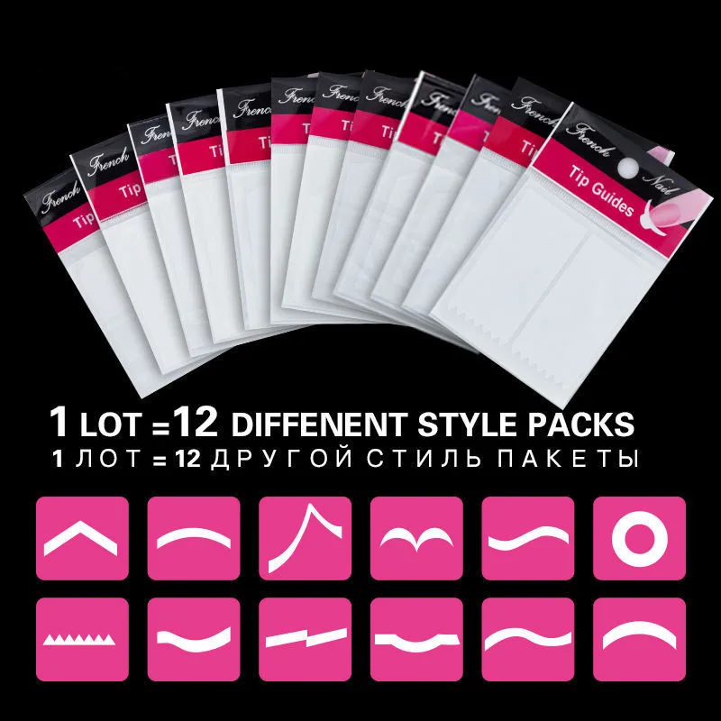 1 Lot 12packs font b Nail b font Art Tips font b Nail b font Decoration