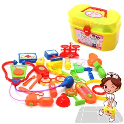 Новый развивающие игрушки Детский Набор доктора комплект медсестры для детей ролевых игр Игра в доктора комплекты аптечка