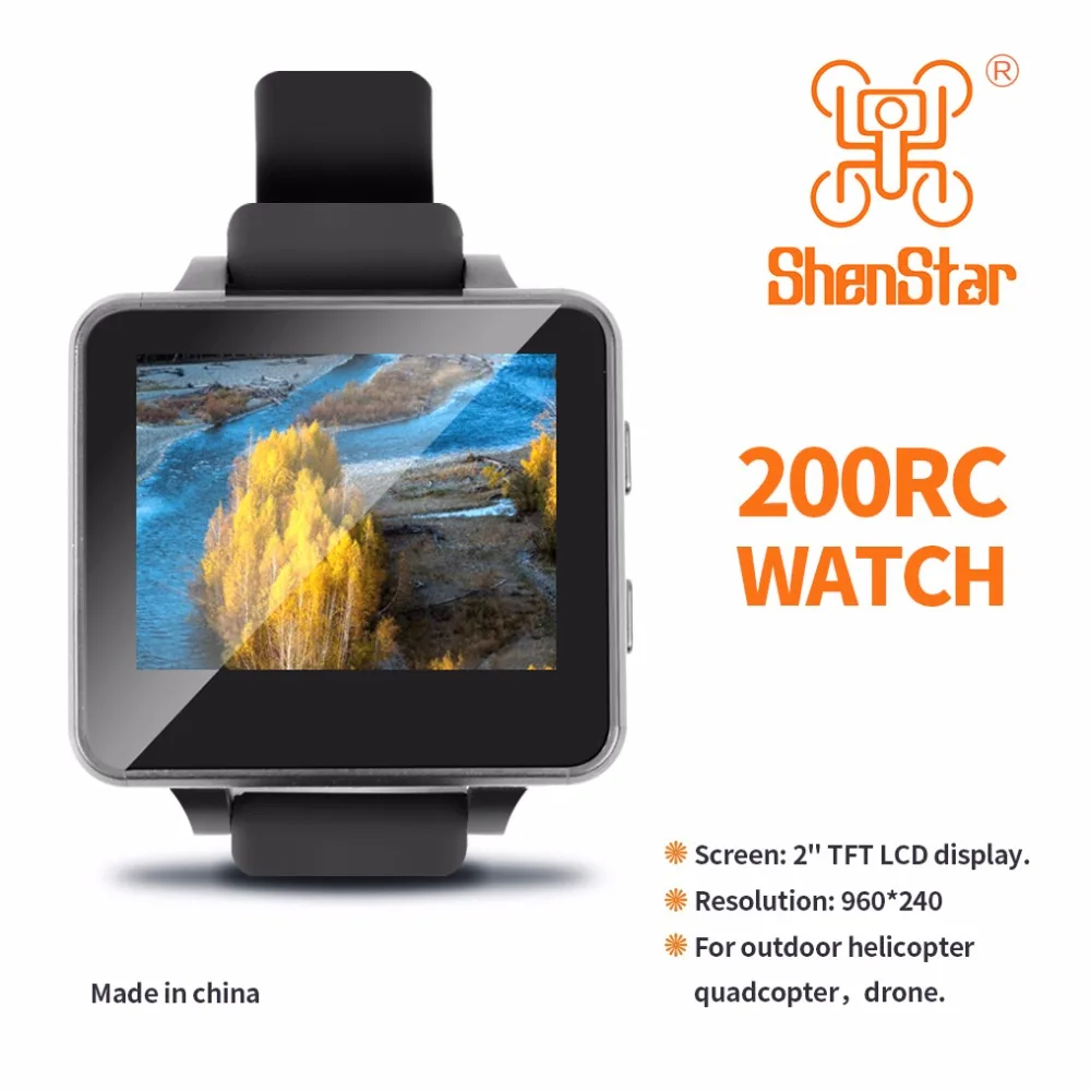 

Upgrade New 40ch 2" TFT LCD Display FPV Watch Wareable HD 5.8G Wireless Receiver Mini Pocket Handheld RX for DIY Racing Drone