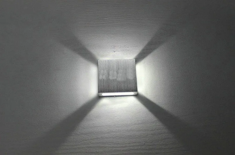 Conduziu a Lâmpada de Parede Iluminação da Lâmpada Decoração para Casa Quadrado Moderno Criativo Quarto Sala Estar Escada Corredor Parede Iluminação 4 Pçs 3 w 8 estar escada corredor iluminação da lâmpada parede