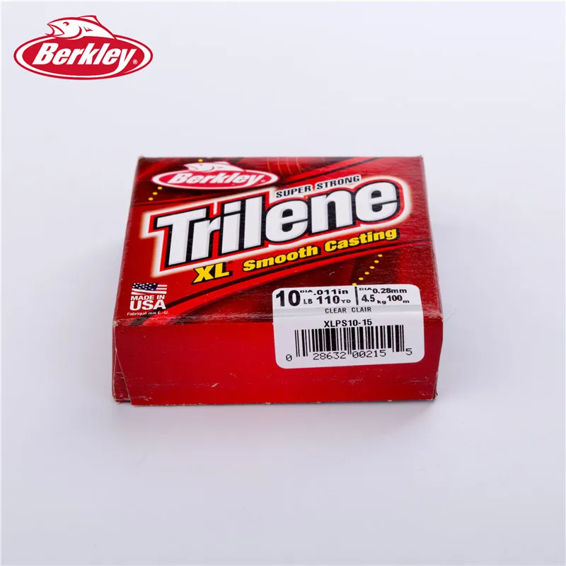 Berkley Trilene XL серии 302 м нейлоновая нить Лидер продаж лески высокая прочность 4/6/8/10/12/14/17LB приманки рыболовные принадлежности инструмент