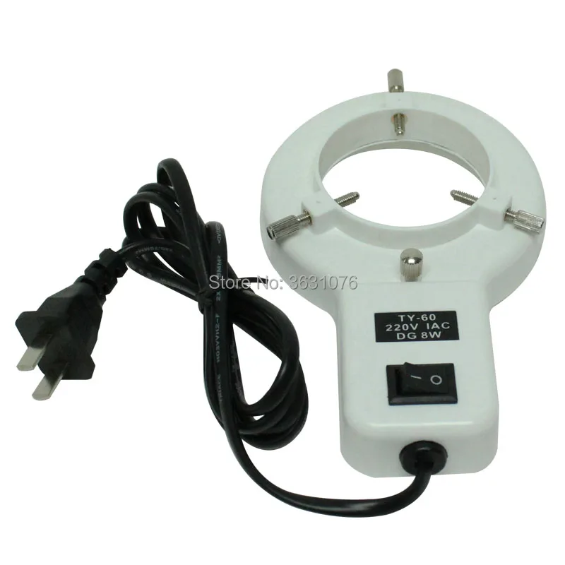 

Free Shipping Stereo Microscope Light Source Ring Lamp 8W Camera Lens Lamp