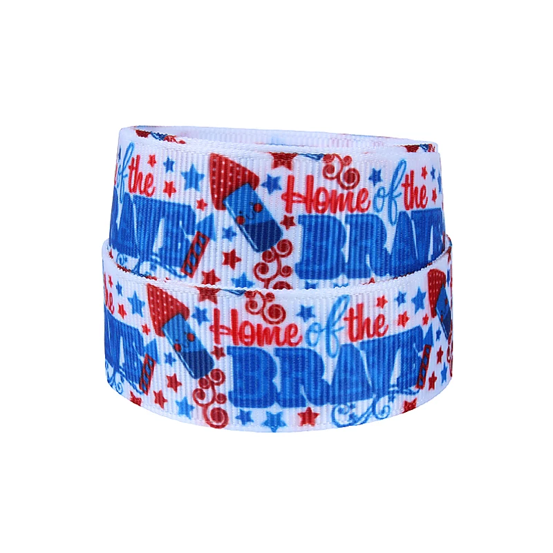 

(50yards/lot)FLORA Ribbons wholesale July 4th celebration ribbons