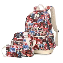 Owl Backpack Fashion Printing Feminine Backpack Youth Teenage Backpacks For Teen Girls Boys Women Bagpack Girl Mochila Feminina
