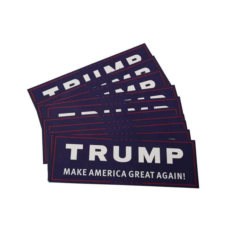 10 Pack US general election stickers font b Trump b font Make America Great Again Bumper