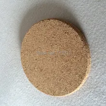 Высокий уровень изысканный пробковый стол барные инструменты чашки коврики подставки для напитков 6 шт./лот диаметр 10 см толщина 1 см