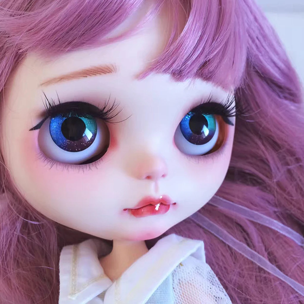 5 пар черных поддельных ресниц для 12 ''Blythe Doll DIY Изготовление и ремонт ACCS