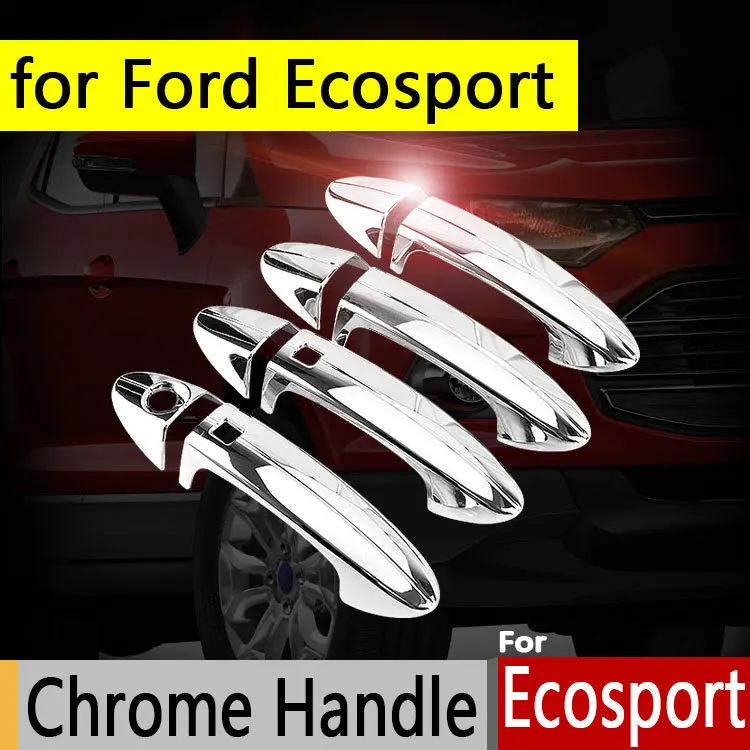 for Ford Ecosport 2013 2017 Chrome Door Handle Car Covers Trim of 4