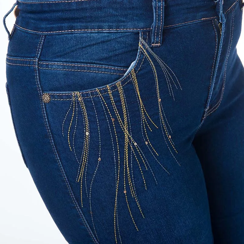 Lguc.H Push Up Jeans Woman Large Size Stretch Jean Full Women Big Size Mom Jeans Blue Trousers Female Clothes 5xl 6xl 7xl 2019