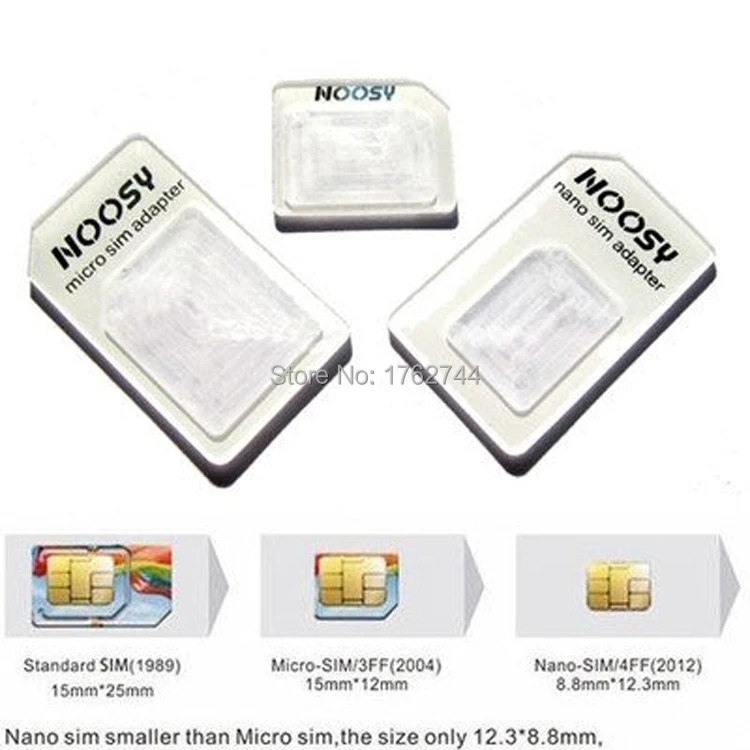 4 в 1 адаптер noosy для двух Sim карт iPhone 6 5 Samsung Nano SIM Адаптер Micro Standard карты извлечения