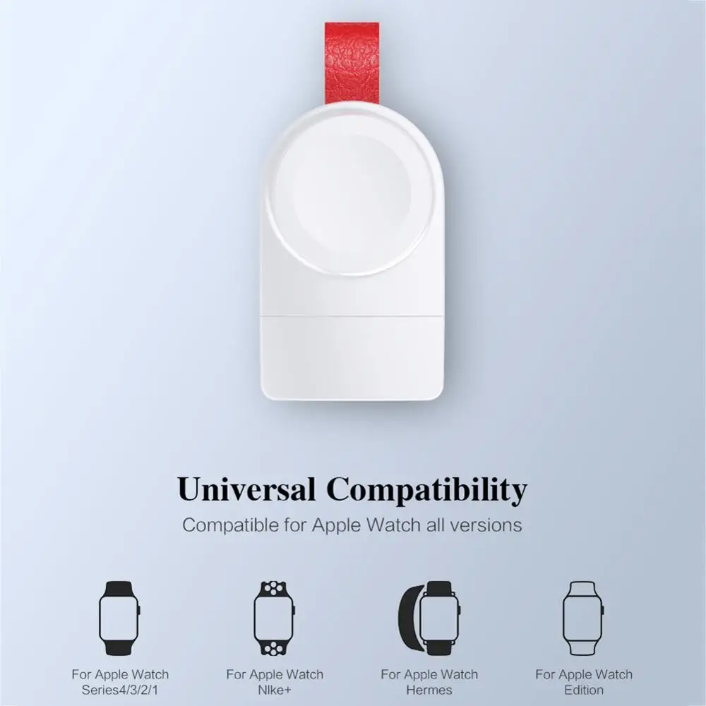 

Portable Wireless Charger for Apple Watch 4 Charger Magnetic Wireless Charging USB Charger for Apple Watch