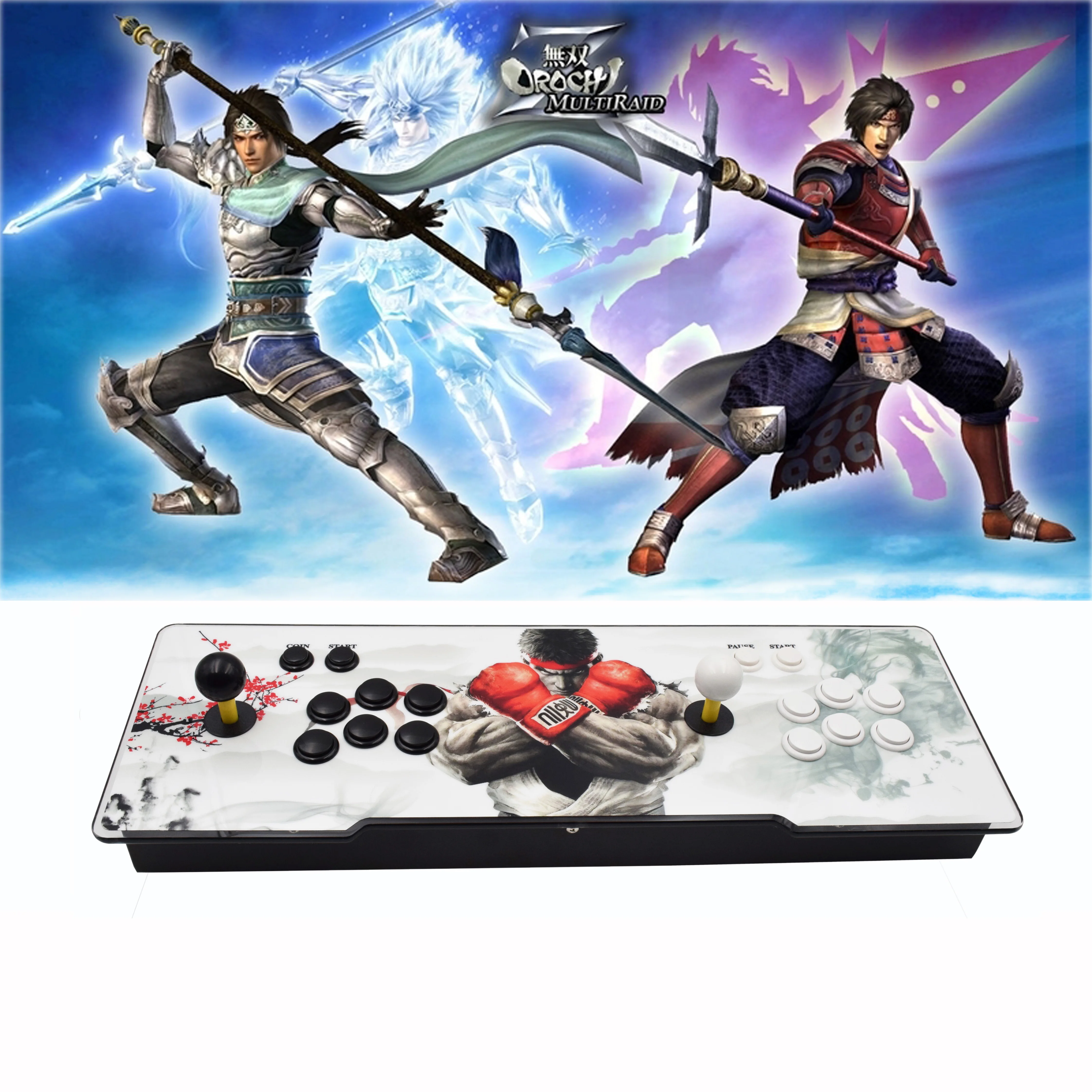 

Box 70 3D Pandora Key Arcade Console with PCB Board 2 Player Home Use Controller 2260 Games Retro Video Game Machine