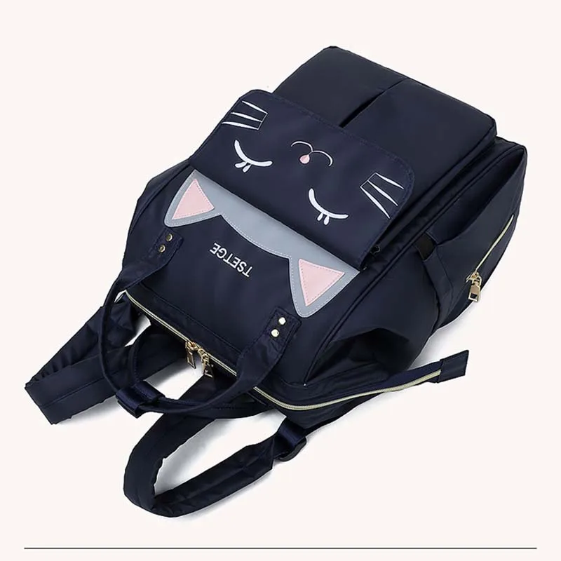 Lequeen рюкзак кошка стиль пеленка сумка легкая Мама сумка для ребенка Материнство дорожная сумка несколько мода кормящих сумка