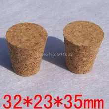 32 мм* 23 мм* 35 мм Размер, 5 шт./партия! Мягкая пробка для стеклянных бутылок, пробка, булочка, деревянный корпус разъема и т. д
