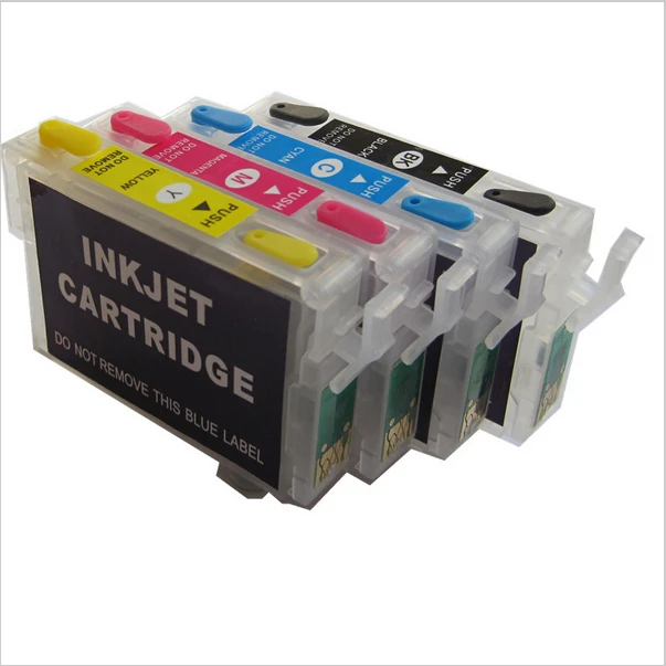 Tinta Isi Ulang Kit untuk T0711 T0714 Tinta untuk Epson Stylus SX215 SX218  SX400 SX405 SX405WiFi SX410 SX415 SX510W printer|Cartidge Tinta| -  AliExpress