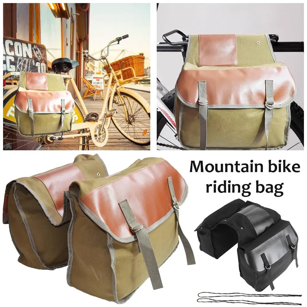 buy Cycling Bicycle Bike Head Tube Handlebar Bicycle Panniers Bag Large capacity Riding Bag Motorcycle Bike Equipment