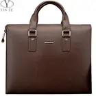 Best Price as low as $226.81 YINTE Men's Handbag Fashion Brown Bags High Quality Business Men Totes Messenger Shoulder Bag Attache Case Men Portfolio T8342-5