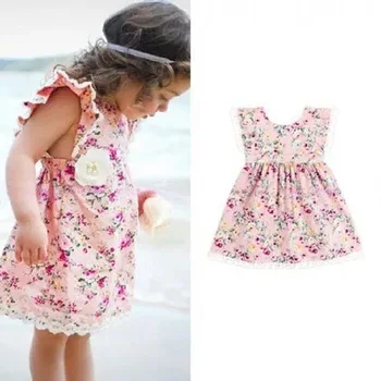 

Vestido Infantil Para Festa Flower Girls Dress Summer Fashion Girls Party Dress Princess Kids Clothes Girls Jurk Meisje
