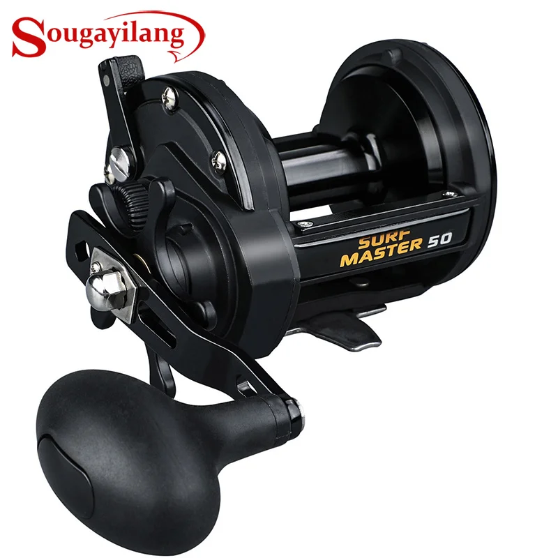 

Sougayilang 6.0:1 Trolling Fishing Reel Saltwater Sea Bait Casting Fishing Reels Spinning Reel Trolling Reel Max Drag 25kg