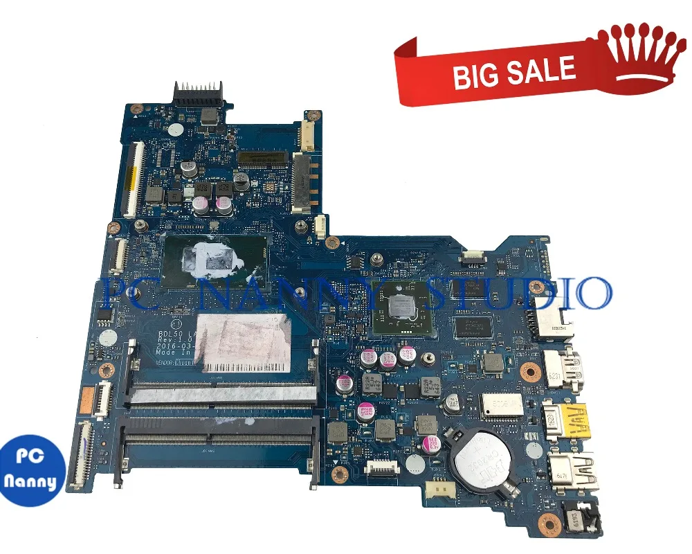

PC NANNY FOR HP 15-AY Laptop Motherboard LA-D704P 860173-601 I7-6500U R7M1-70 2GB tested