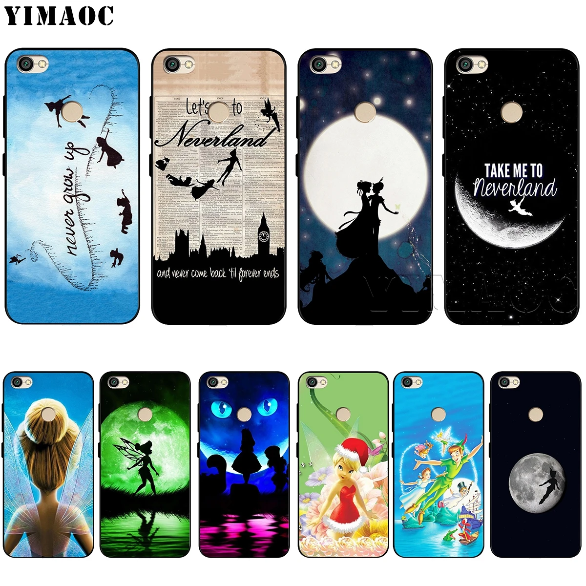 

YIMAOC Peter Pan Soft TPU Case for Xiaomi Redmi mi Note MAX 3 6 6A 7 mi6 mi8 9 se a1 a2 Pro Lite go pocophone f1