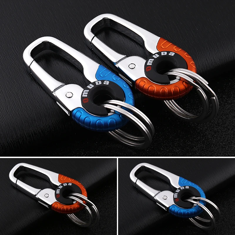 

TIOODRE Car Key Chain Design Cool Personalised Luxury Manual Metal Inlay Keychain Keyring Motorcycle Car Styling Accessories