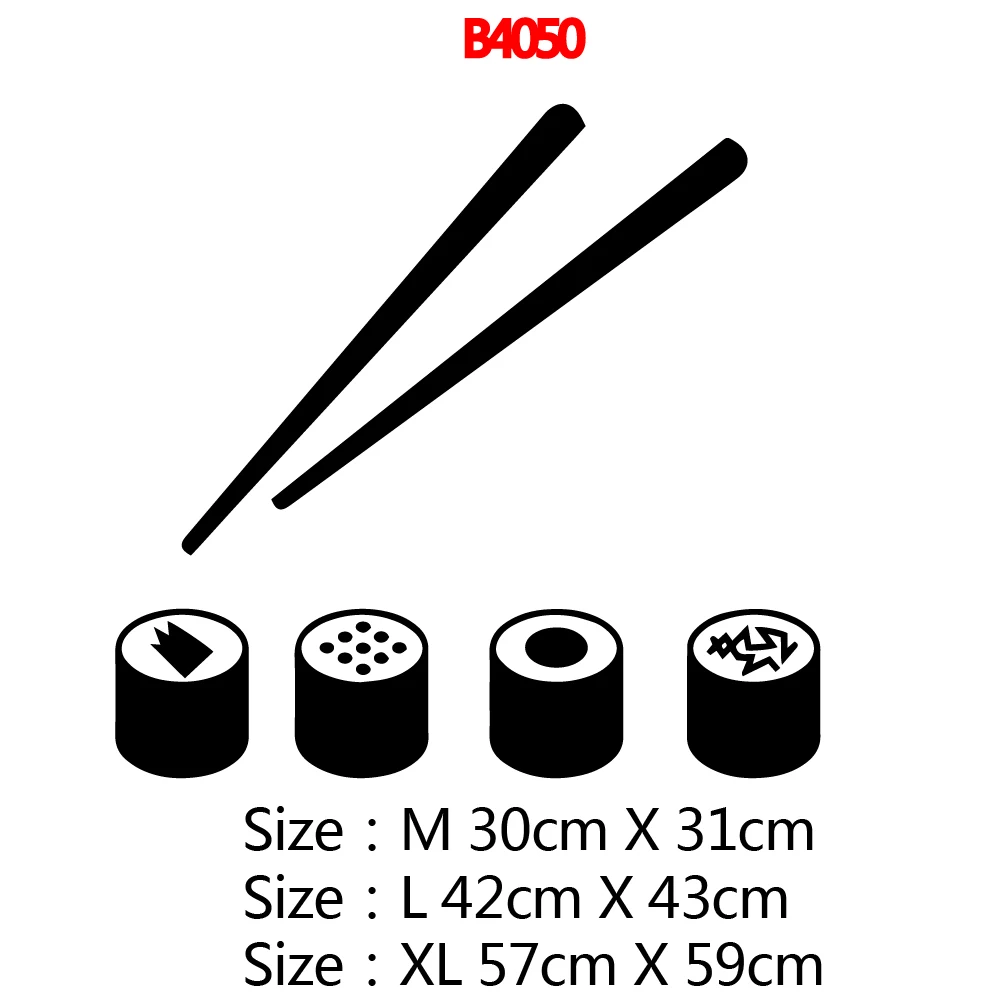 Classic sushi Environmental Protection Vinyl Stickers vinyl Stickers Decoration Accessories